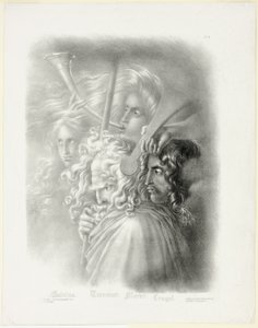 Galvina, fra samling af studiehoveder af Hyacinthe Louis Aubry Lecomte