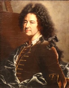 Selvportræt. af Hyacinthe Rigaud