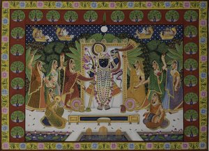 Gopis, der tilbeder Krishna