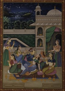 Mughal-paladsets aften