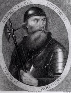 Portræt af kong Robert I af Skotland (1274-1329) indgraveret af E.Harding, 1. november 1797 af I Herbert