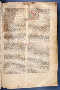 Begyndelsen på Fortællingen om Halfdan den Sorte, fra Flateyjarbok (The Book of Flatey) slutningen af det 14. århundrede