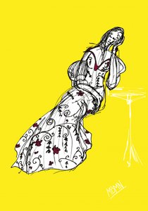 Gul modeillustration
