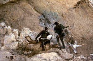 Ignace Francois Bonhomme maler udendørs