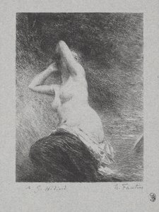 Ariadne, 1900. af Ignace Henri Jean Fantin Latour