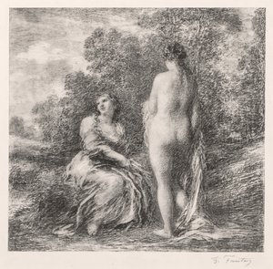Badende, 1881. af Ignace Henri Jean Fantin Latour