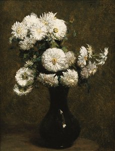 Krysantemum; Krysantem, 1871 af Ignace Henri Jean Fantin Latour
