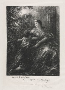 Duet af trojanske heste, 1894. af Ignace Henri Jean Fantin Latour