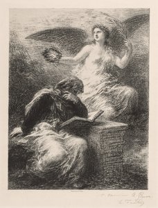 Glory, 1890. af Ignace Henri Jean Fantin Latour