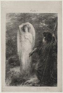 LEvocation dErda, 1885. af Ignace Henri Jean Fantin Latour