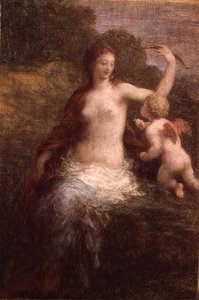Kærlighed afvæbnet af Ignace Henri Jean Fantin Latour