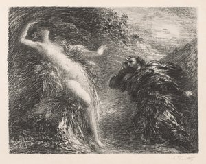 Manfred og Astarté, 1892. af Ignace Henri Jean Fantin Latour