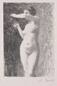 Studie for Eva, 1898. af Ignace Henri Jean Fantin Latour