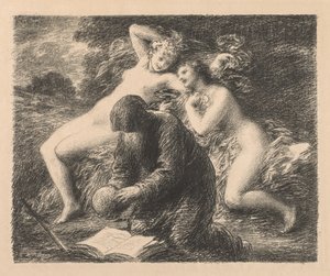 Sankt Anthonys fristelse, 1893. af Ignace Henri Jean Fantin Latour