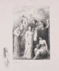 Den blinde. af Ignace Henri Jean Fantin Latour
