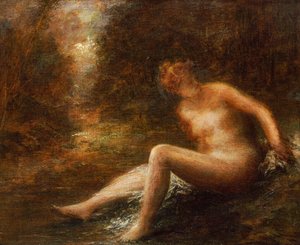 Jægerinden af Ignace Henri Jean Fantin-Latour