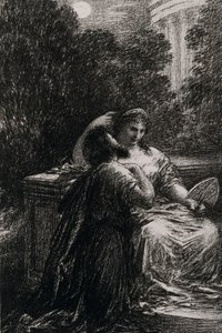 Trojanske heste i Kartago, akt III af Ignace Henri Jean Fantin Latour