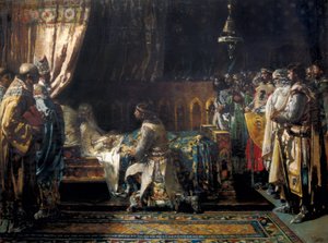 De sidste øjeblikke af King James I sagde Erobreren