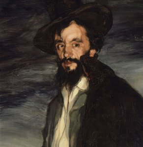 DETALJ ”PORTRÆT AF MALER PABLO URANGA” –1905 – OLEO LÆRD, 146 × 115,5 CM af Ignacio Zuloaga y Zabaleta