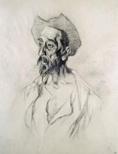 Don Quixote / I. Zuloaga / Tegning 1927