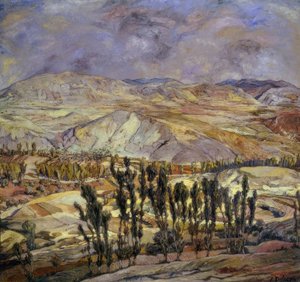 Landskab i Calatayud’, 1930, Olie på lærred, 113 × 123 cm, AS00634 af Ignacio Zuloaga y Zabaleta