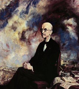 Portræt af den spanske komponist Manuel de Falla (Cadiz af Ignacio Zuloaga y Zabaleta