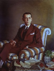RAMON PEREZ DE AYALA - S XX. Kunstner: IGNACIO ZULOAGA. Sted: PRIVAT SAMLING, MADRID af Ignacio Zuloaga y Zabaleta
