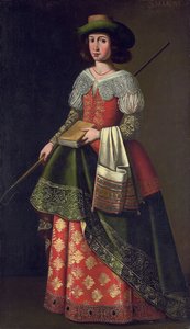 Den hellige Margaret af Antiokia som hyrdinde af Ignacio de Ries