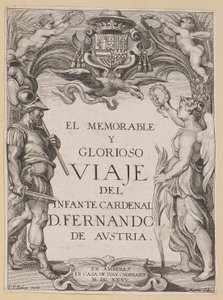 Titelside til D. De Aedo y Gallert, The...Journey of the Infante Cardenal... af Ignatius Cornelis Marinus after Sir Peter Paul Rubens