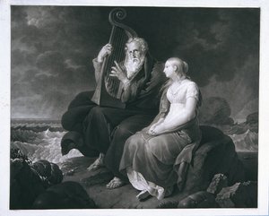 Ossian og Malvina af Ignaz Rungaldier