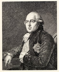 Portræt af Ewald Friedrich Graf von Hertzberg 1725-1795. af Ignaz Sebastian Klauber