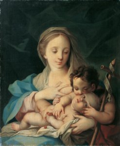 Maria med barnet og Johannesknaben af Ignaz Stern