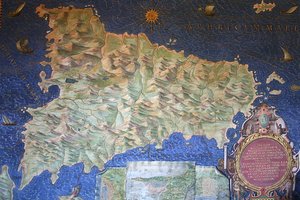 Kort over Sicilien