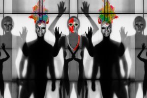 Refleksioner over maskerede figurer af Igor Shrayer