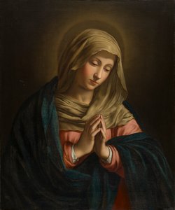 The Virgin at Prayer, ca. 1629-85 (olie på lærred)