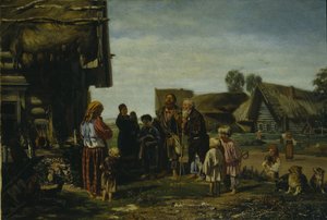 Pilgrimmene, 1870 af Illarion Mikhailovich Pryanishnikov