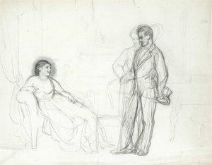 Adelina Patti som Violetta i operaen La traviata af Giuseppe Verdi, slutningen af ​​1860