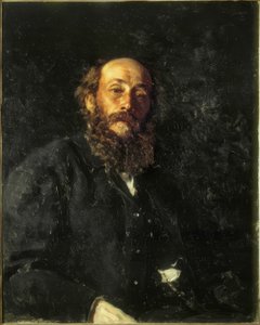 Portræt af maleren Nikolai Gay af Ilya Efimovich Repin