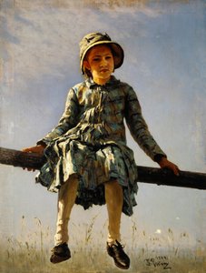 Guldsmed. Malerens datterportræt, 1884 af Ilya Efimovich Repin