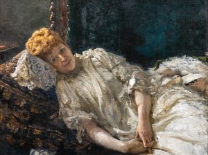 LOUISE DE RIQUET, GREVINDE AF MERCY-ARGENTEAU af Ilya Efimovich Repin