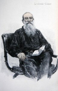 Lev Nikolaevich Tolstoj (1828-1910) af Ilya Efimovich Repin