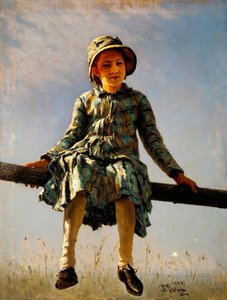 Guldsmed. Portræt af kunstnerens datter. Maleri af Ilya Yefimovich Repin (Ilia Repin) (1844-1930), olie på lærred af Ilya Efimovich Repin