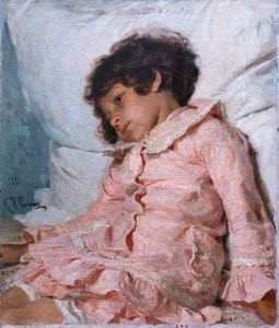 NADIA REPINE af Ilya Efimovich Repin
