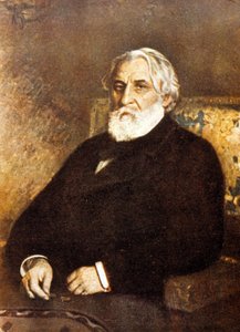 Portræt af Ivan Sergeevich Turgenev (1818-83) (olie på lærred) af Ilya Efimovich Repin