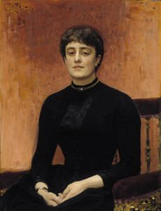 Portræt af Elizaveta Zvantseva 1864-1921 af Ilya Efimovich Repin