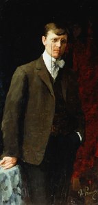 Portræt af en mand, muligvis Ivan Georgievich Drozdov af Ilya Efimovich Repin