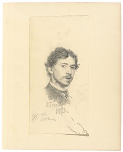 Selvportræt, 1873 af Ilya Efimovich Repin