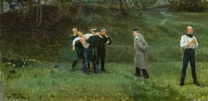 DUELLEN af Ilya Efimovich Repin