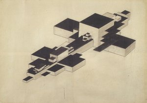 Design til Supremolet Suprematist Plane af Ilya Grigorevich Chashnik