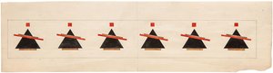 Skitse til en suprematistisk komposition, 1922 af Ilya Grigorevich Chashnik